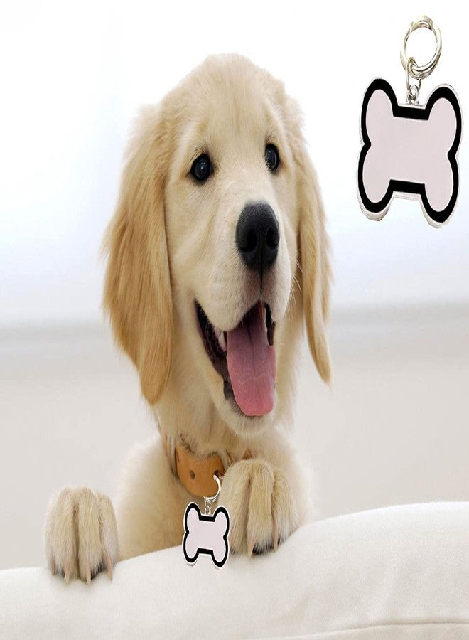 Pups&Pets قلادة على شكل عظمة من Pups&Pets للكلاب/الجراء/القطط الصغيرة/القطط (أسود). - Image 1